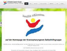 Tablet Screenshot of kraniopharyngeom.de